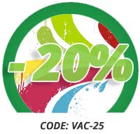 20% de remise sur votre matériel de vacance