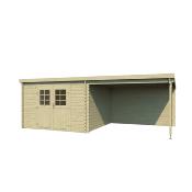 Abri de jardin bois elody 8,2 + 8,2 m²