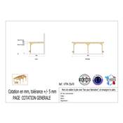 Abri Toit Plat Adossé Bois Douglas France Carport Auvent voiture 350x700cm H 250cm
