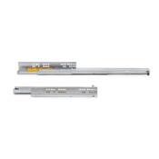 Jeu coulisses invisibles Silver coulisse sortie totale push prof. 400mm Acier Zingué