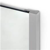Miroir extractible intérieur darmoire alu. Acier plastique Verre