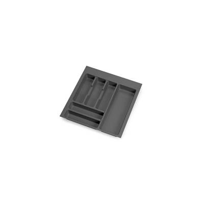 Range-couverts Optima tiroir universel mod. 500mm plastique Anthracite