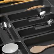 Range-couverts Optima tiroir universel mod. 700mm plastique Anthracite