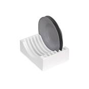 Kit rangement assiettes 13 assiettes maximum plastique blanc