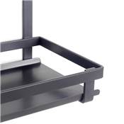 Porte-ustensiles cuisine Titane acier Anthracite