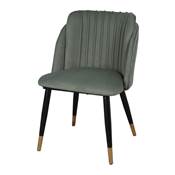 Lot 2 chaises tapissées style contemporain musk