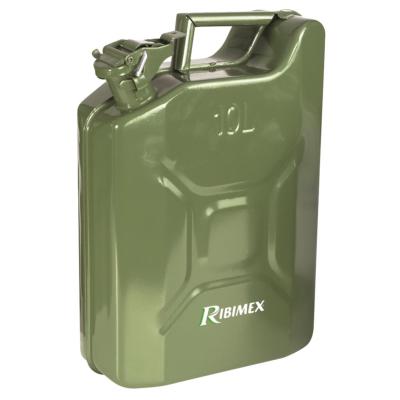 Jerrican 10 Litres en métal traitement antirouille