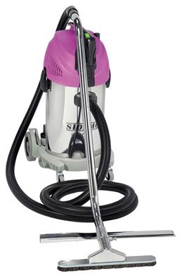 Aspirateur eau et poussières inox à décolmatage spécial ramonage 1450 w 38 l