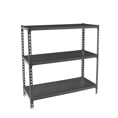Étagère en métal anthracite 3 étagères charge 200 kgs dim.1000x1100x500mm sans vis