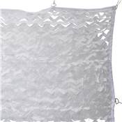 Toile d'ombrage ajourée carrée blanche 120g/m2 dim.3x3m