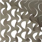Toile d'ombrage ajourée rectangulaire taupe 120g/m2 dim.4x5m