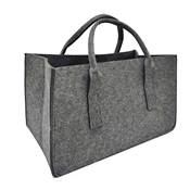 Sac  bches en feutre 50x27x34cm gris