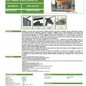 Pergola aluminium structure gris anthracite 12 m² toile d'ombrage