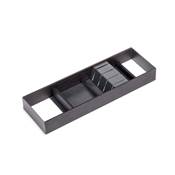 Orderbox Porte-couteau tiroir 150x470mm Acier Bois Anthracite