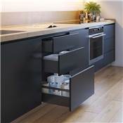 Tiroir ext. Vertex 40kg haut. 131mm prof. 450mm Acier Anthracite