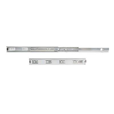 Jeu coulisses billes sorties totale supports haut. 45mm long. 600mm Acier Zingué