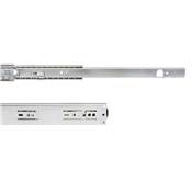Jeu coulisses billes sorties totale supports haut. 45mm long. 600mm Acier Zingué