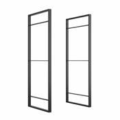 Jeu Lader Cadre d'étagère haut. 830mm Acier noir