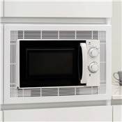 Cadre micro-ondes à encastrer dans éléments cuisine mod. 600mm 600x400mm plastique Blanc