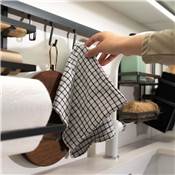Porte-couverts cuisine Titane acier Anthracite