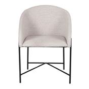 Lot 2 chaises tapissées style contemporain pierre