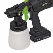 Pistolet à peinture R-BAT20 avec chargeur et batterie 2 amp