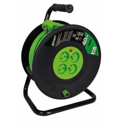 Enrouleur de Câble électrique 4 prises 40 M 3100 W