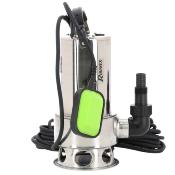 Pompe vide cave Pro inox 1100 W eaux chargées avec flotteur