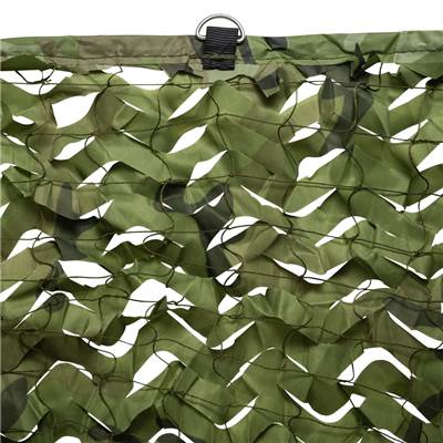 Toile d'ombrage ajourée carré camouflage 100g/m² dim.3x3m