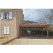 Abri Deux Pentes Adoss, Bois DOUGLAS Franais,