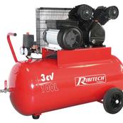 Compresseur électrique tête en V 3 cv à huile 100 L