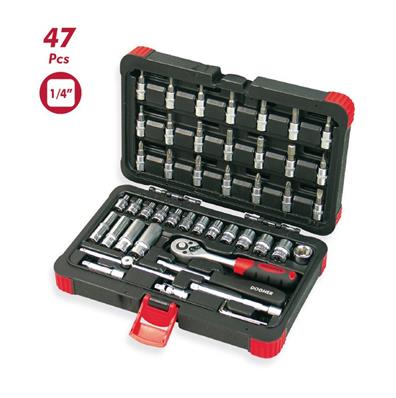 Coffret à douilles hexagonales 47 pièces