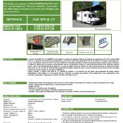 Carport Aluminium pour camionnette, camping-car, caravane et bateau surface extérieure 27,51 m2