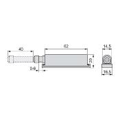 Lot 10 serrures porte visser sur meubles Push Latch plastique gris