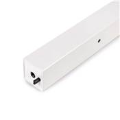 Pieds carrés cadre table 50x50mm 750x750mm Acier blanc