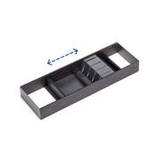 Orderbox Porte-couteau tiroir 150x470mm Acier Bois Anthracite