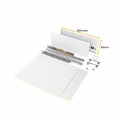 Kit tiroirs cuisine salle bains Vertex haut. 93mm panneaux inclus mod. 900mm blanc