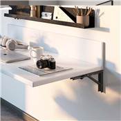 Jeu Supports pliables long. 403mm Acier noir