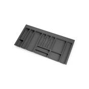 Range-couverts Optima tiroir universel mod. 1.000mm plastique Anthracite