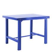 Établi métal bleu capacité charge 600 kgs dim.830x1200x730mm à visser