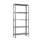 Étagère en métal  5 étagères charge 100 kgs dim.1802x810x310mm sans vis