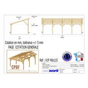 Abri Une Pente, Bois DOUGLAS Français