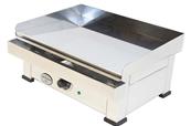 Plancha éléctrique avec plaque de cuisson chromée et polie 3kw 500x300x240mm