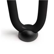 Lot 4 pieds Hairpin 2 s par fils table haut. 400mm Acier noir