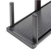 Orderbox porte-assiettes vertical tiroir 159x468mm alu. plastique Anthracite
