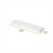 Plateaux étagères 600x200 blanc Bois