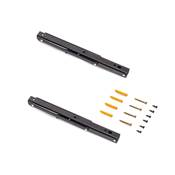 Jeu Supports pliables long. 303mm Acier noir