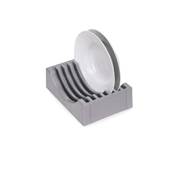Kit rangement assiettes 13 assiettes maximum plastique Gris