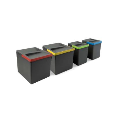 Poubelle de tri sélectif cuisine Recycle avec base