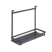 Porte-ustensiles cuisine Titane acier Anthracite